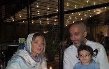 عکس:جشن تولد امیرمهدی ژوله در کنار همسر و فرزندش